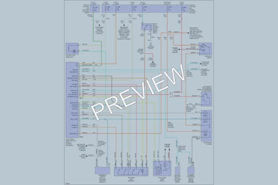 2003 Ford ExplorerSport Transmission wiring diagram preview