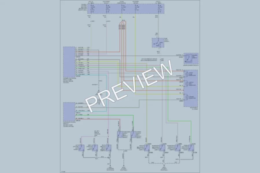2003 Ford ExplorerSport Warning Systems wiring diagram preview