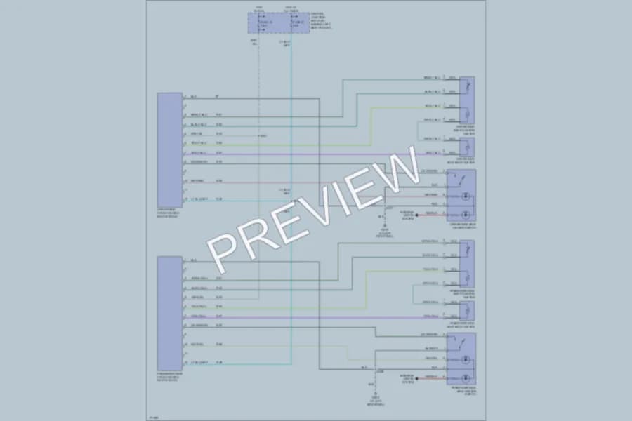 2003 Ford ExplorerSportTrac Power Seats wiring diagram preview