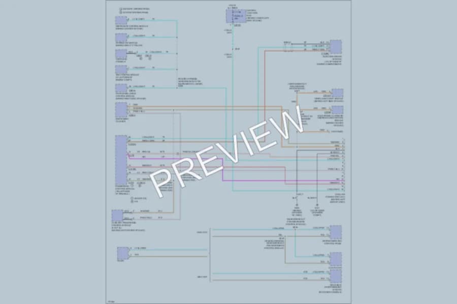 2003 Ford F450ChsCab Computer Data Lines wiring diagram preview