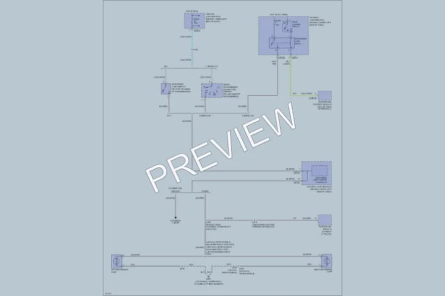 2003 Ford F450ChsCab Exterior Lights wiring diagram preview