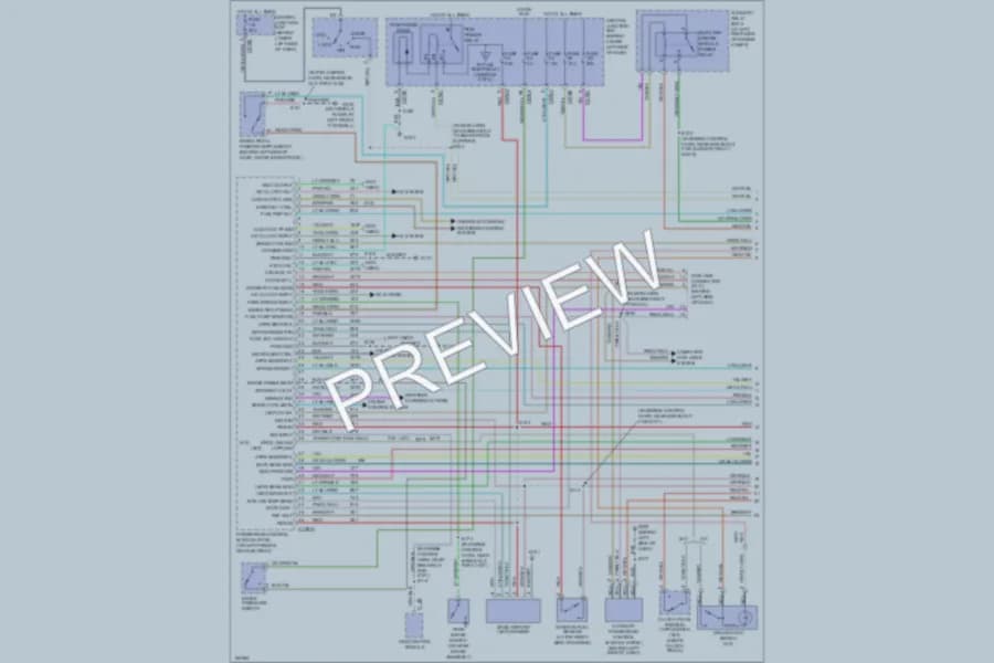 2003 Ford F550ChsCab Engine Performance wiring diagram preview