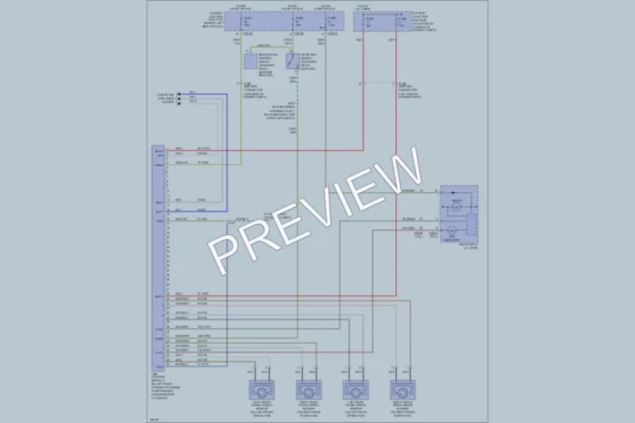 2003 Ford Focus Anti Lock Brakes wiring diagram preview