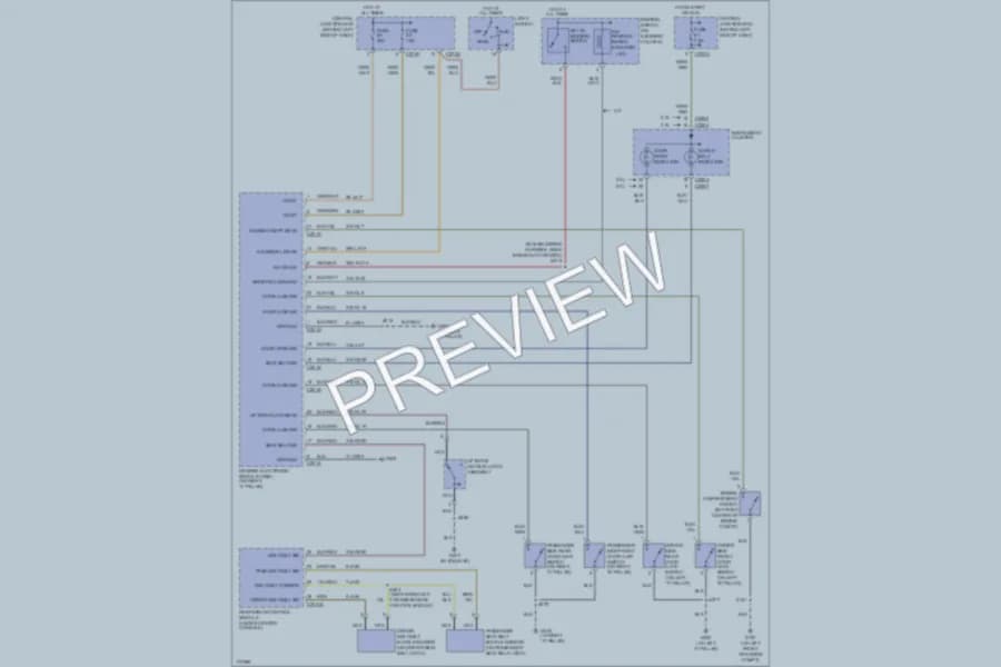 2003 Ford Focus Warning Systems wiring diagram preview