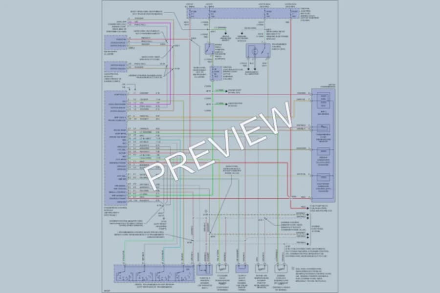 2003 Ford Mustang Transmission wiring diagram preview