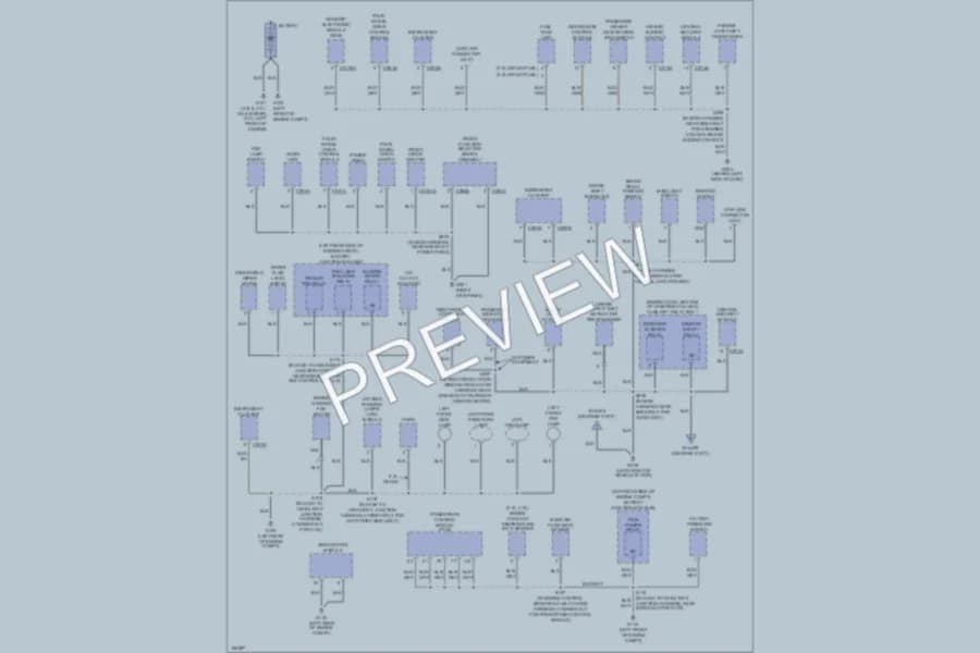 2003 Ford Ranger Ground Distribution wiring diagram preview