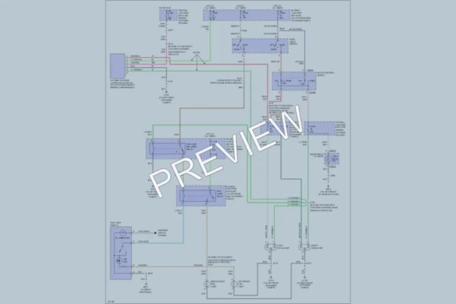 2003 Ford Ranger Headlights wiring diagram preview