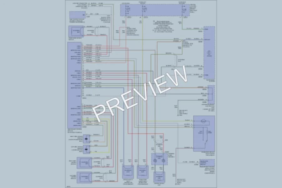 2003 Ford Thunderbird Supplemental Restraints wiring diagram preview