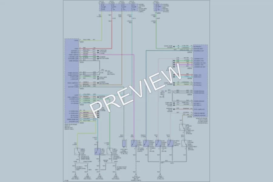 2003 Ford Windstar Anti Theft wiring diagram preview