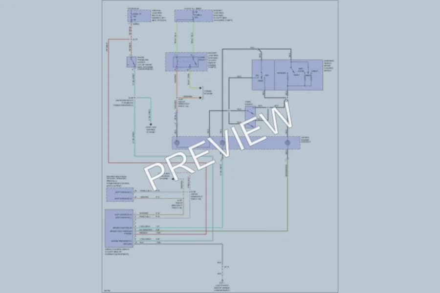 2003 Ford Windstar Cruise Control wiring diagram preview