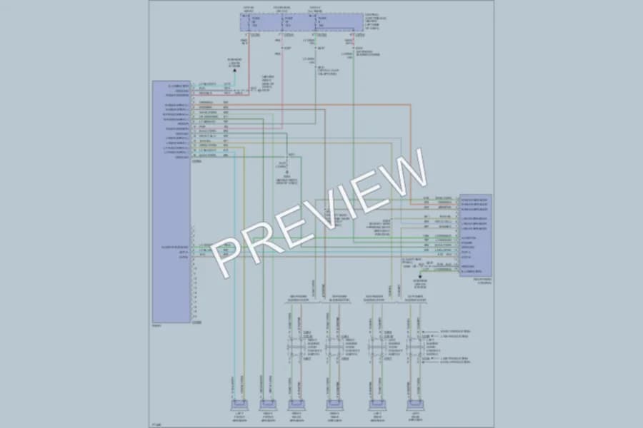 2003 Ford Windstar Radio wiring diagram preview