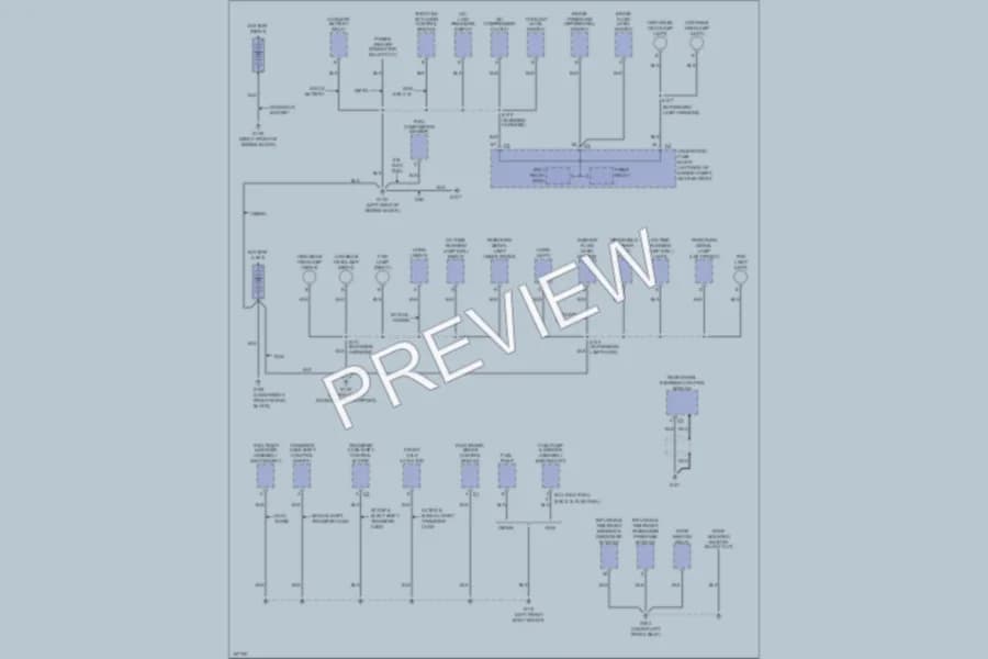 2003 GMC 2500 Hd Ground Distribution wiring diagram preview with protected circuit layout