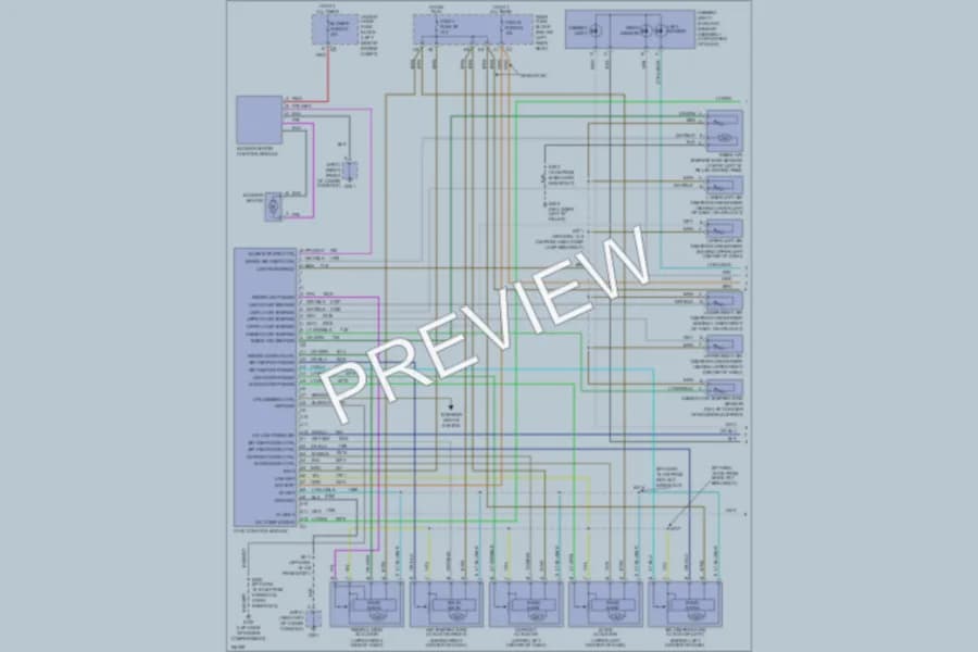 2003 GMC Envoy Air Conditioning wiring diagram preview