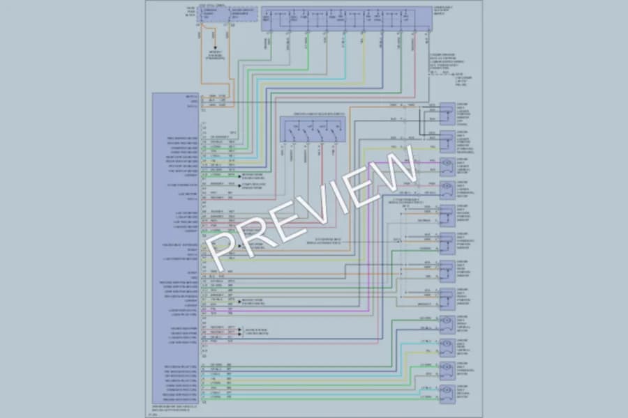 2003 GMC EnvoyXL Memory Systems wiring diagram preview