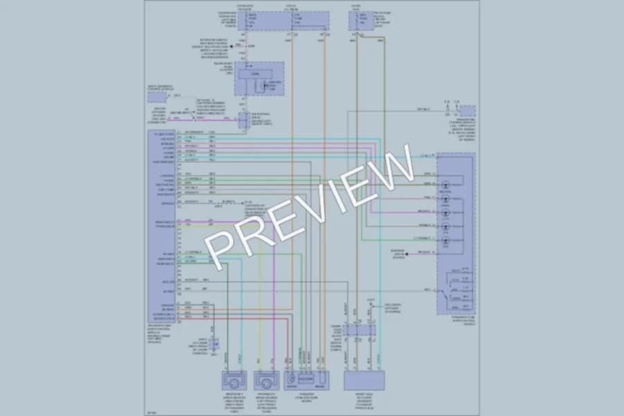 2003 GMC EnvoyXL Transmission wiring diagram preview