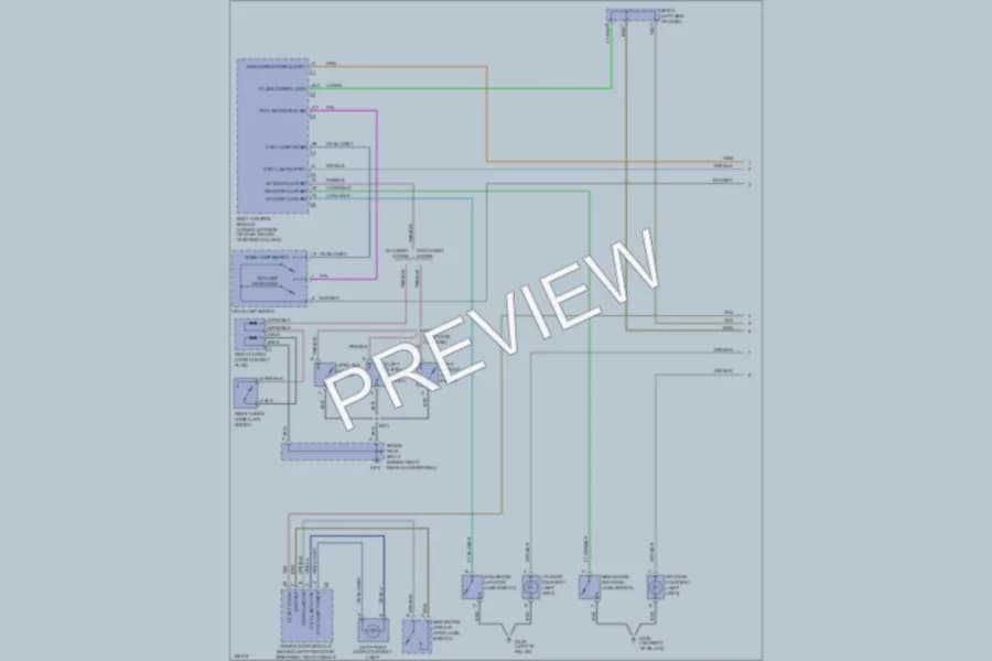 2003 GMC K1500YukonXL Interior Lights wiring diagram preview