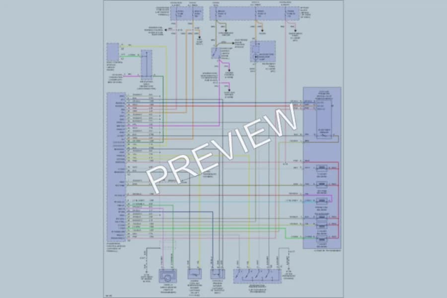 2003 GMC Safari Transmission wiring diagram preview