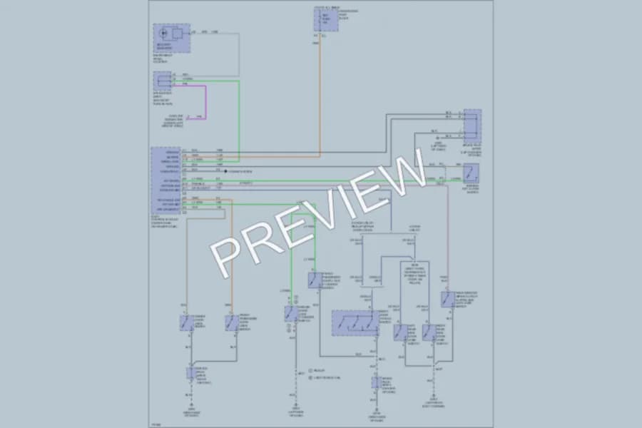 2003 GMC Sonoma Anti Theft wiring diagram preview