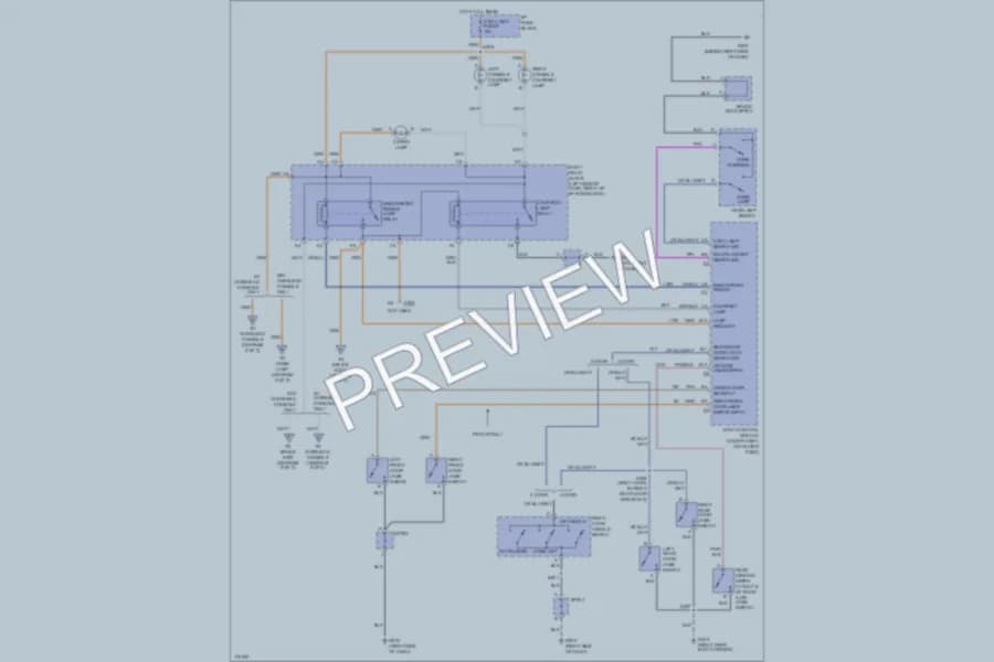 2003 GMC Sonoma Interior Lights wiring diagram preview