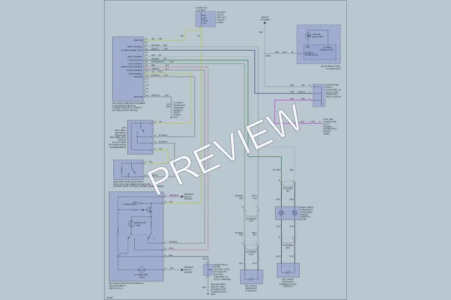 2003 GMC Sonoma Supplemental Restraints wiring diagram preview