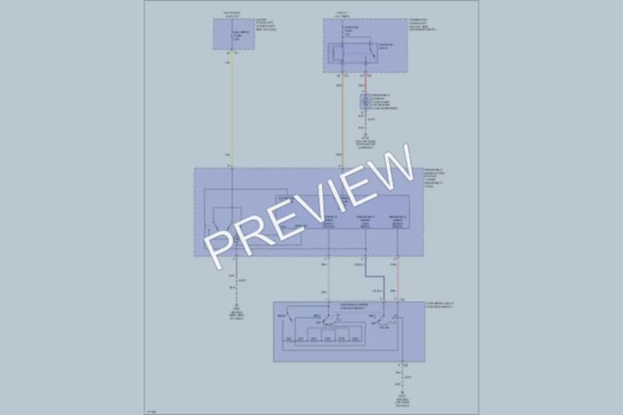 2003 GMC YukonDenali Wiper Washer wiring diagram preview