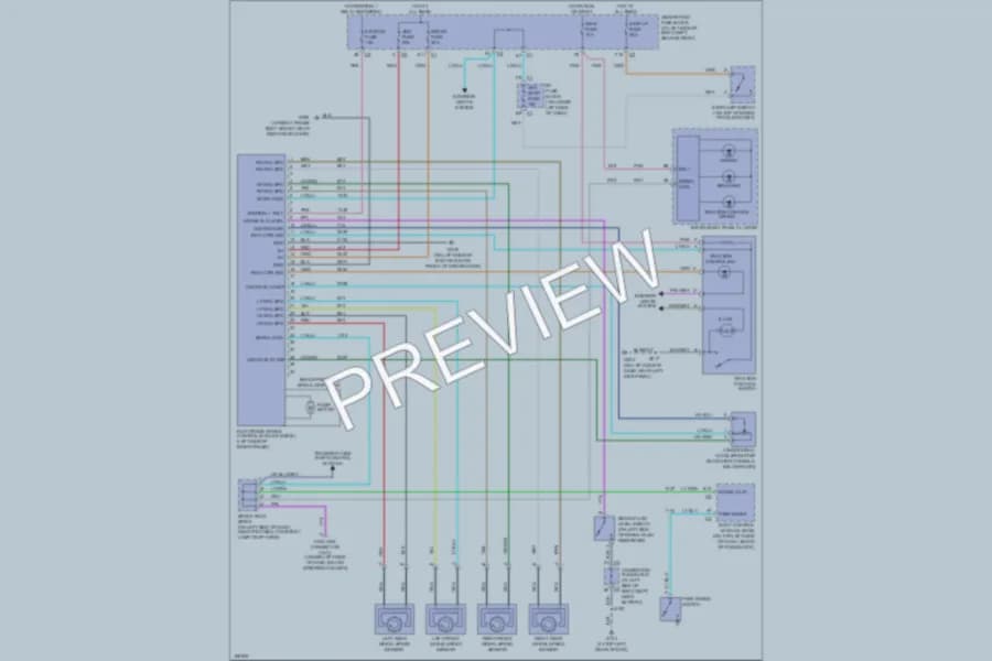 2003 HUMMER H2 Anti Lock Brakes wiring diagram preview