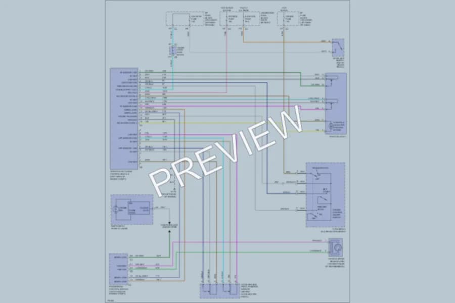 2003 HUMMER H2 Cruise Control wiring diagram preview