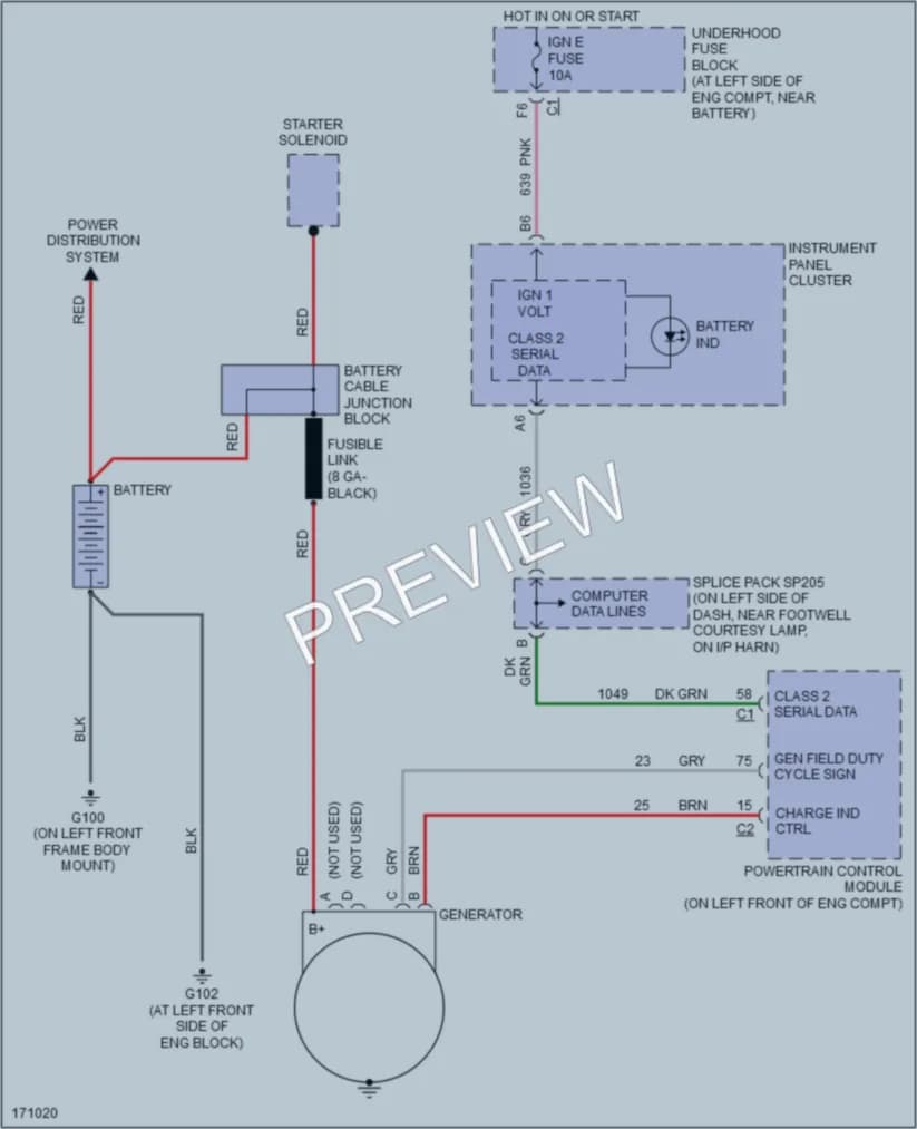 2003 HUMMER H2 Starting Charging wiring diagram preview