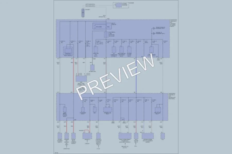 2003 Honda Accord Power Distribution wiring diagram preview