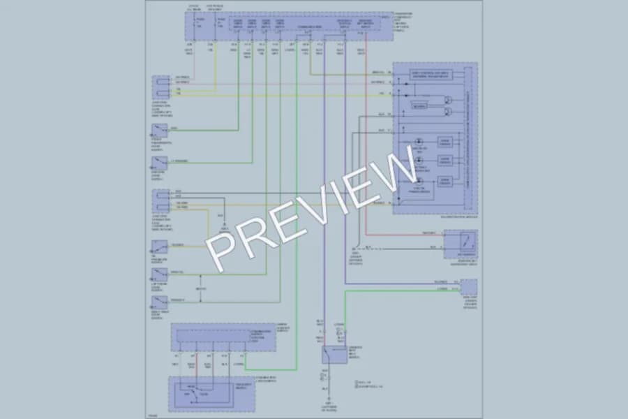 2003 Honda Accord Warning Systems wiring diagram preview