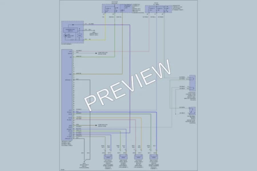 2003 Honda CRV Anti Lock Brakes wiring diagram preview