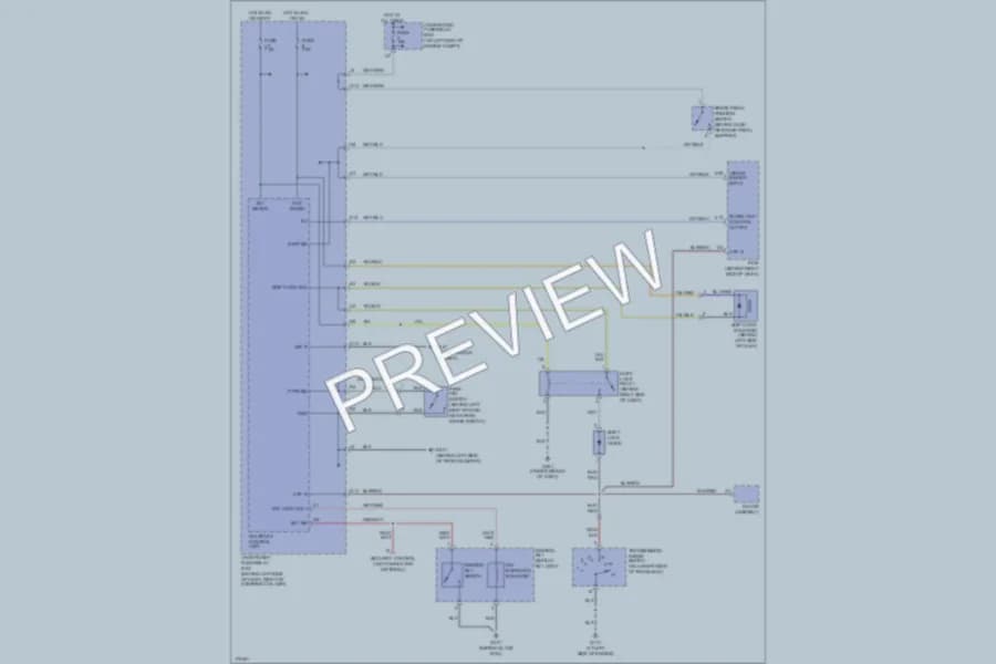 2003 Honda CRV Shift Interlock wiring diagram preview