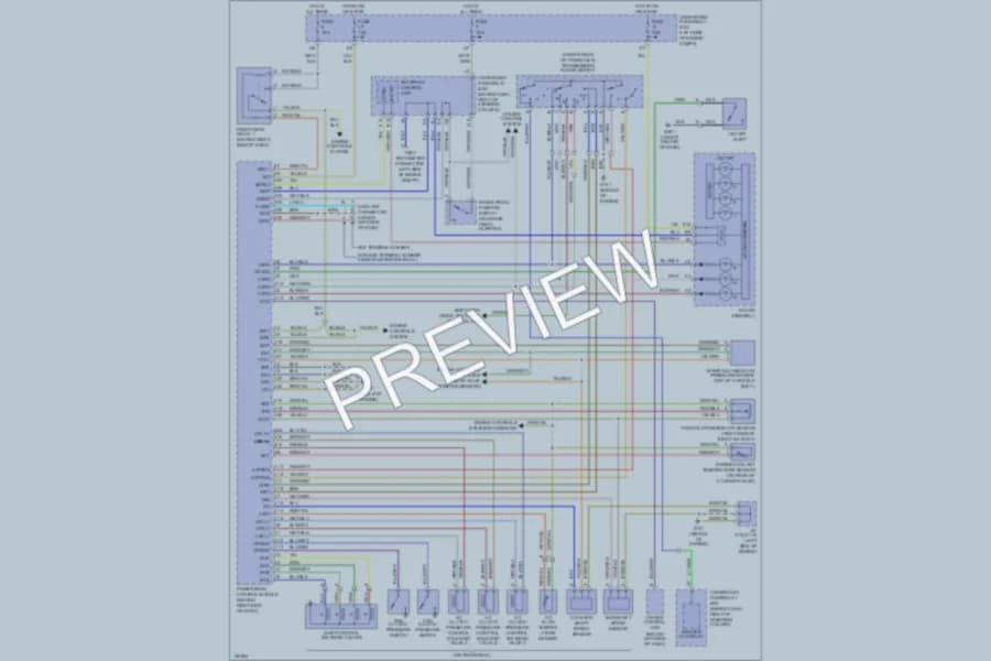2003 Honda CRV Transmission wiring diagram preview