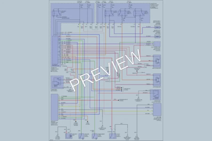 2003 Honda Civic Anti Theft wiring diagram preview