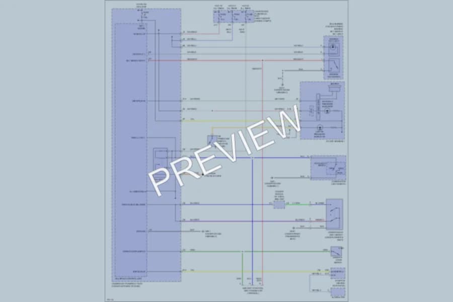 2003 Honda Civic Warning Systems wiring diagram preview