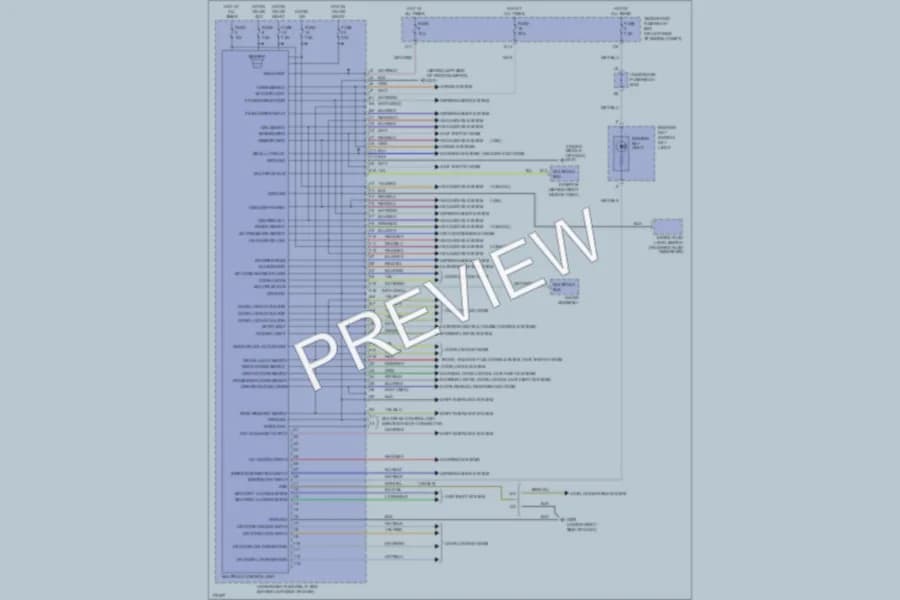 2003 Honda Element Body Control Modules wiring diagram preview