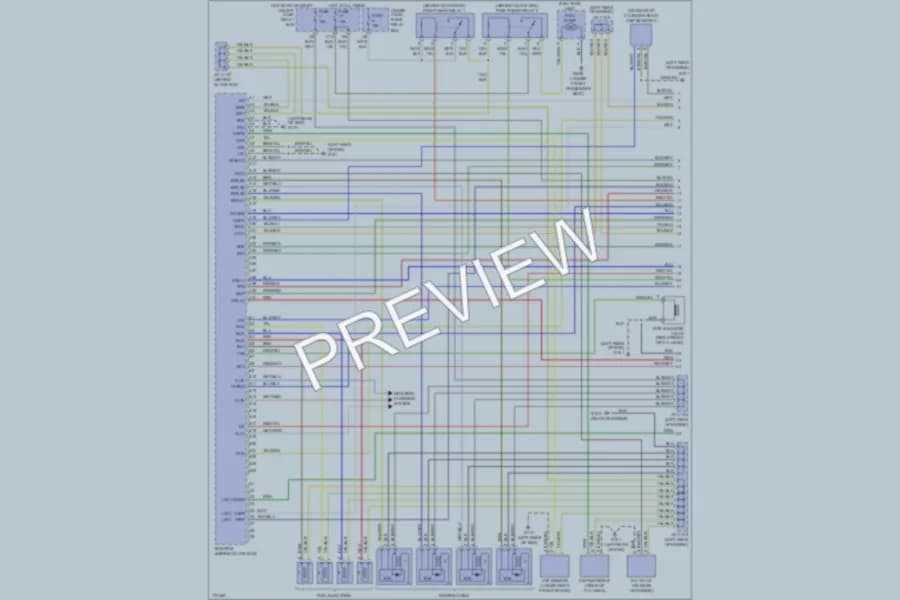 2003 Honda Element Engine Performance wiring diagram preview