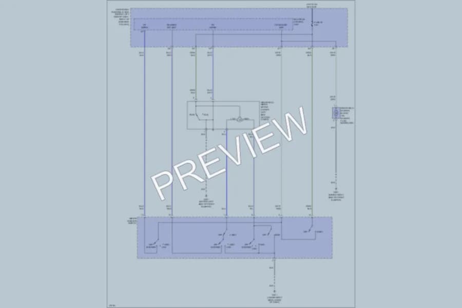 2003 Honda Element Wiper Washer wiring diagram preview