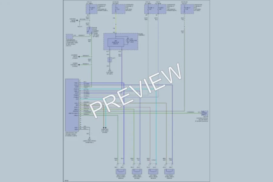 2003 Honda Insight Anti Lock Brakes wiring diagram preview