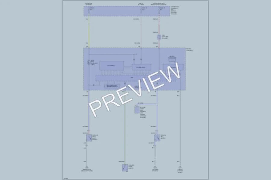 2003 Honda Insight Warning Systems wiring diagram preview