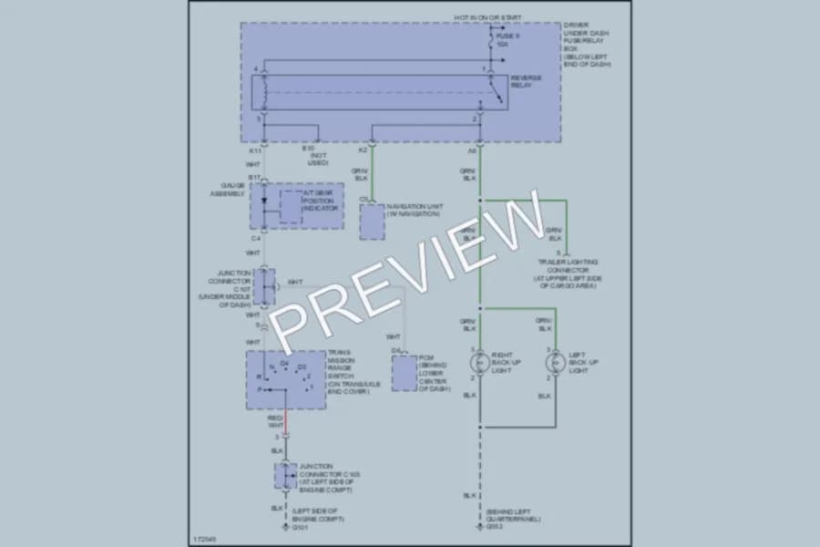 2003 Honda Odyssey Exterior Lights wiring diagram preview