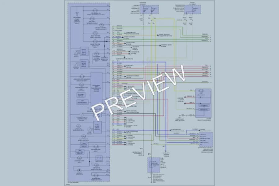 2003 Honda Odyssey Instrument Cluster wiring diagram preview