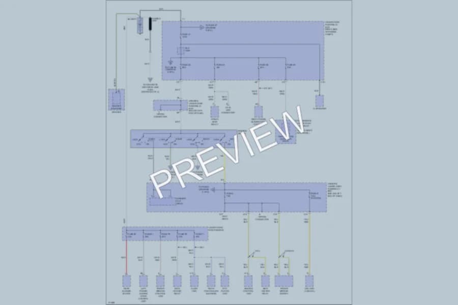 2003 Honda Odyssey Power Distribution wiring diagram preview