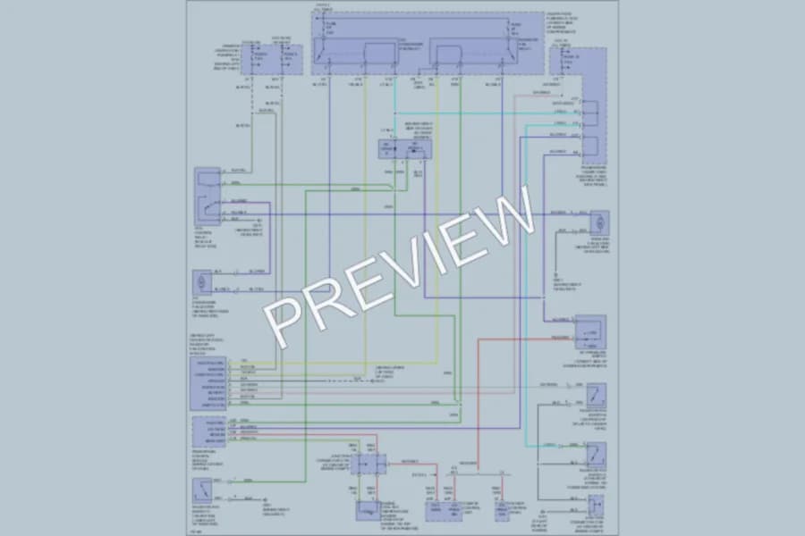 2003 Honda Pilot Cooling Fan wiring diagram preview