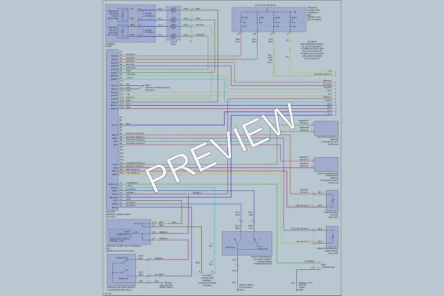 2003 Honda Pilot Supplemental Restraints wiring diagram preview