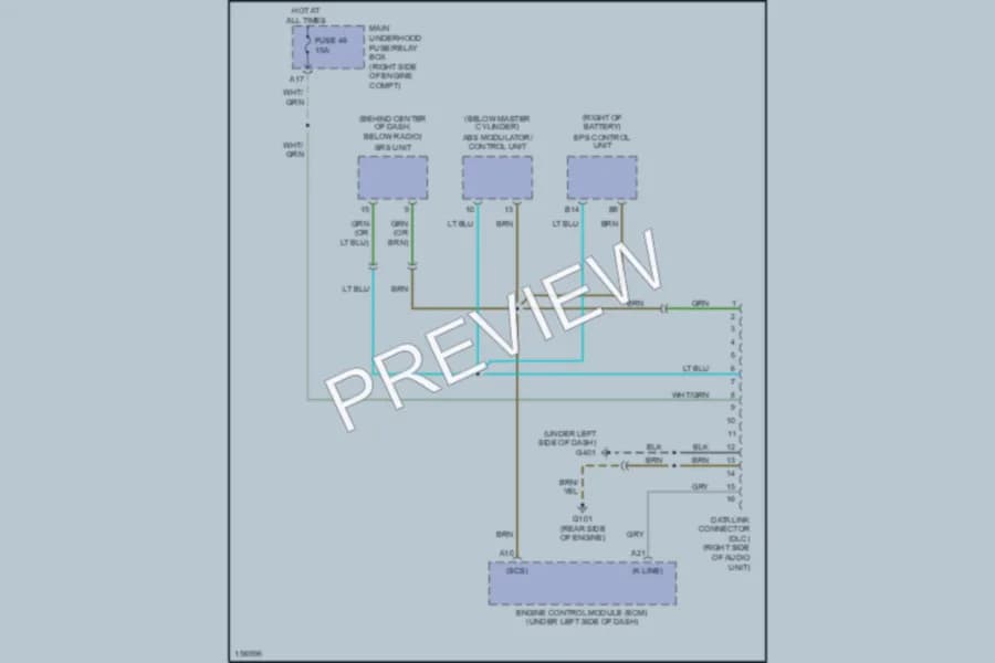 2003 Honda S2000 Computer Data Lines wiring diagram preview