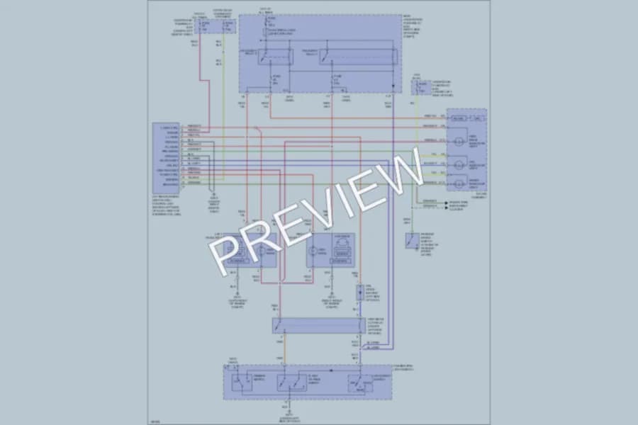 2003 Honda S2000 Headlights wiring diagram preview