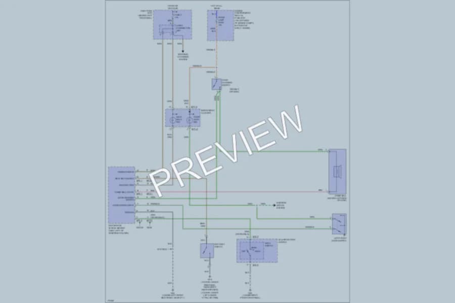 2003 Hyundai Accent Warning Systems wiring diagram preview