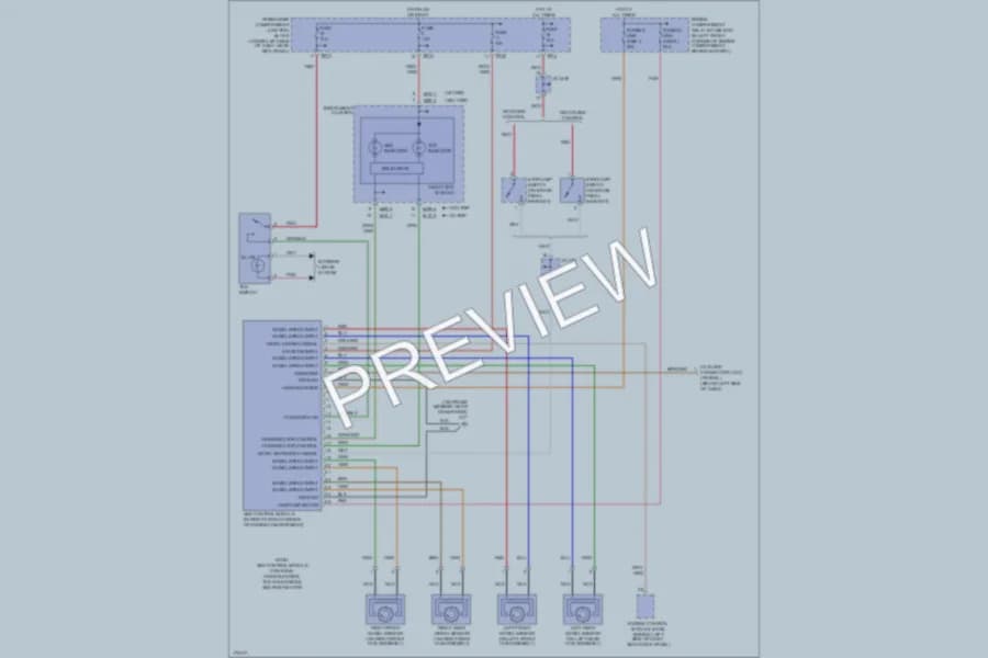 2003 Hyundai Elantra Anti Lock Brakes wiring diagram preview