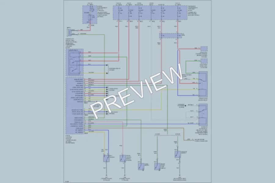 2003 Hyundai Elantra Anti Theft wiring diagram preview